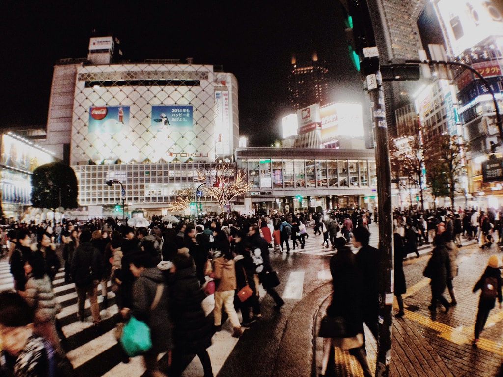 Shibuya crossing.